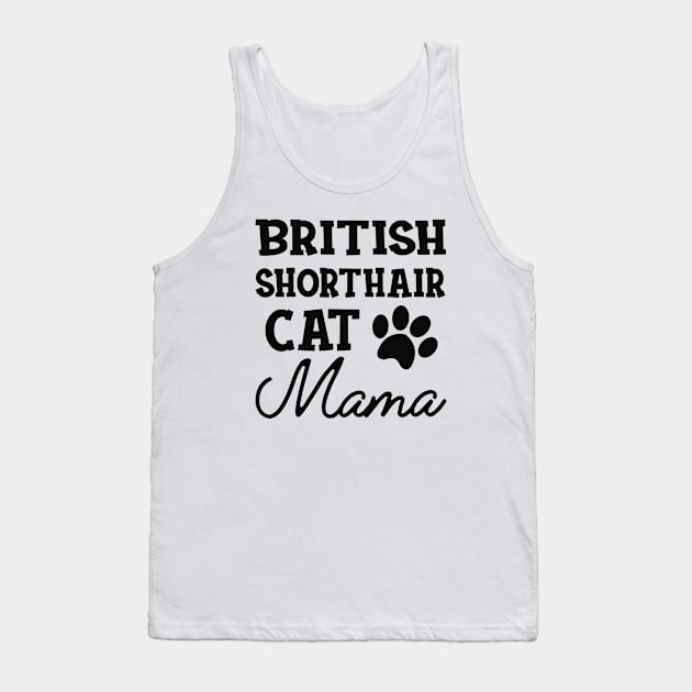 British Shorthair Cat Mama Tank Top by KC Happy Shop